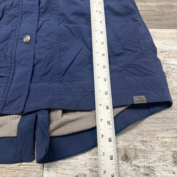 LL Bean Boundless Blue Womens XS Softshell Full Zip Hiking Insulated Jacket - Picture 7 of 9